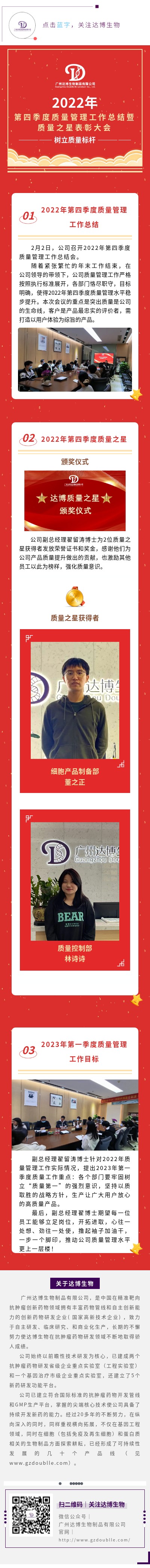 2022年第四季度質(zhì)量管理工作總結(jié)暨質(zhì)量之星表彰大會(huì)